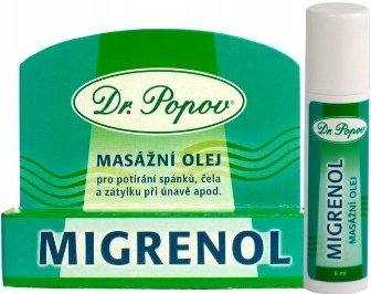 

Dr Popov Migrenol roll-on na migrenę 6 ml ból glow