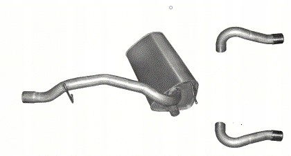 Глушители в сборе Ford Kuga 2,0 TDCi