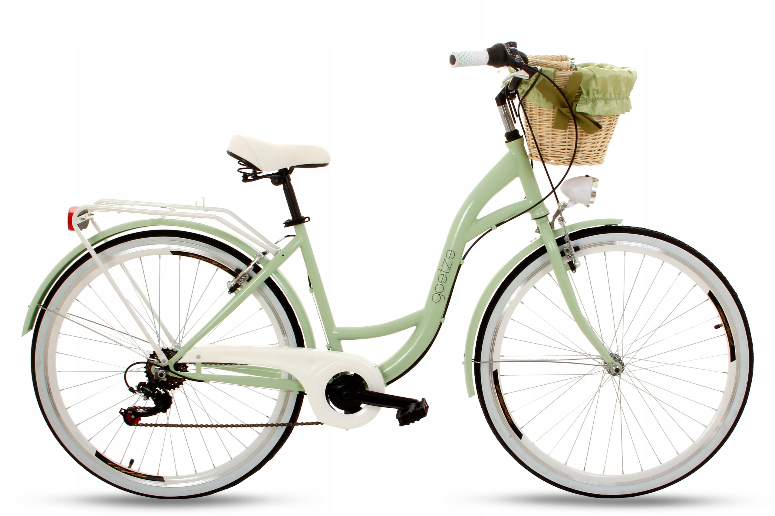 Городской велосипед GOETZE Mood 28 женский с корзиной Shimano Цвет Синий
