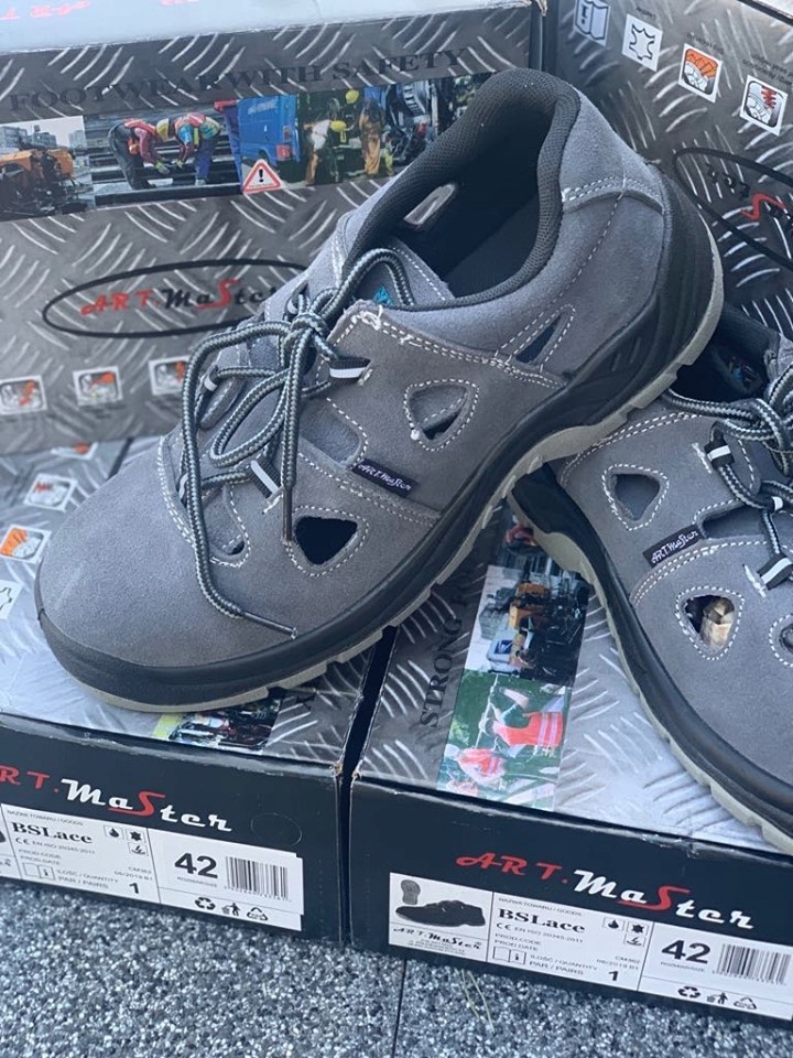 SANDAŁY ROBOCZE 41 OCHRONNE BUTY SKÓRZANE BSlace Rodzaj buta sandały