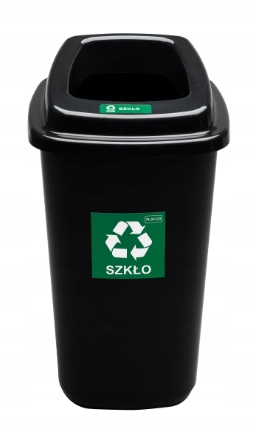 

Kosz 28 L do segregacji śmieci Szkło Black