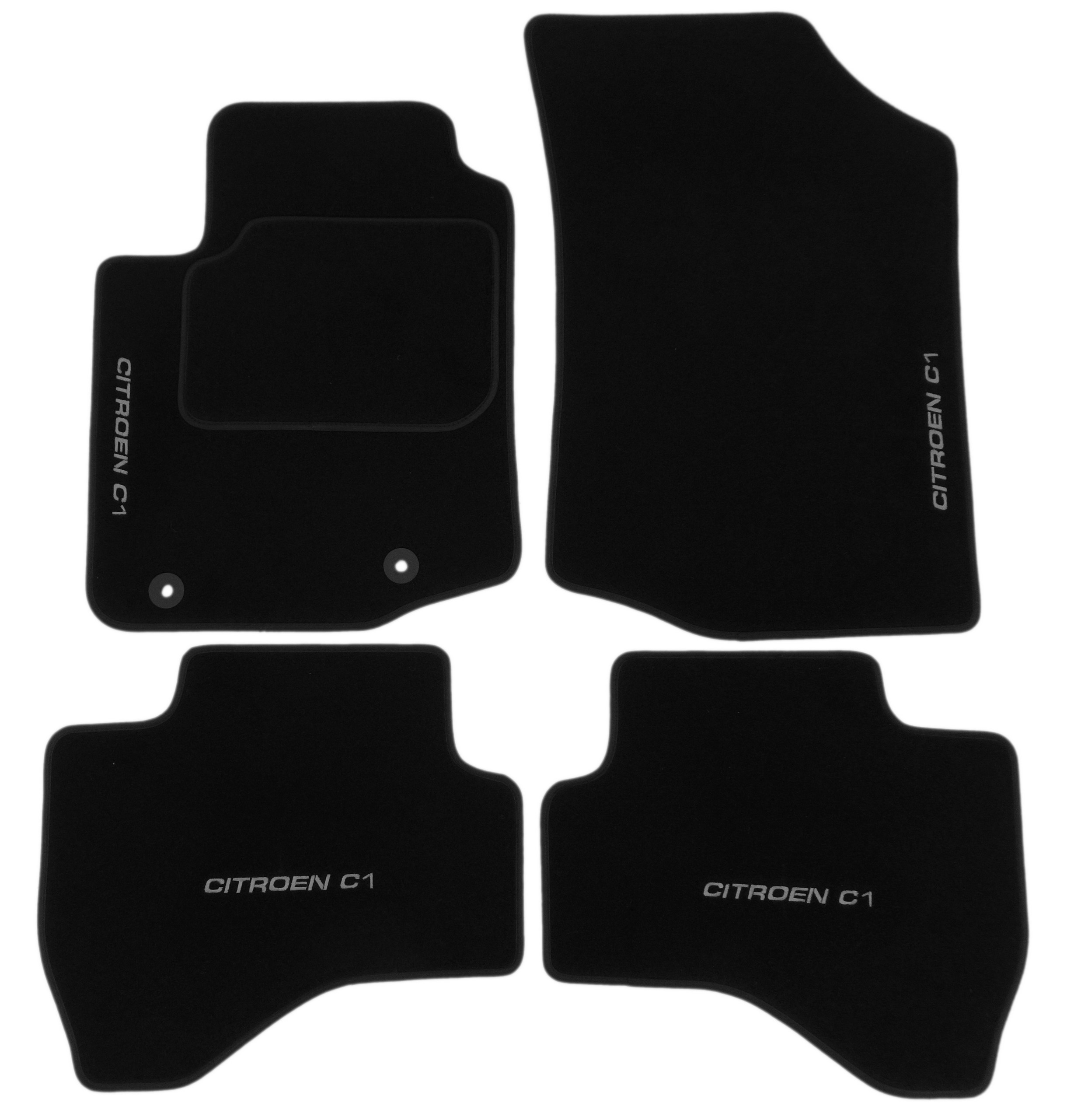 

Citroen C1 II 2014- Dywaniki welurowe CL HAFTx4