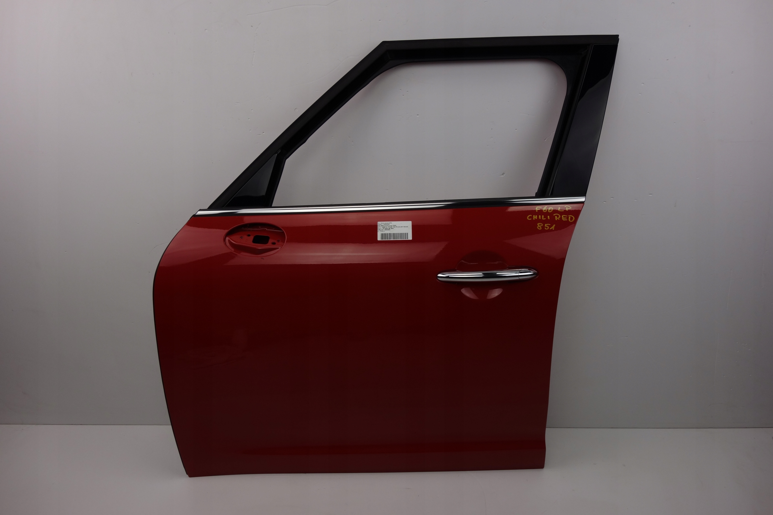 DRZWI LEWE PRZEDNIE MINI F60 CHILI RED 851