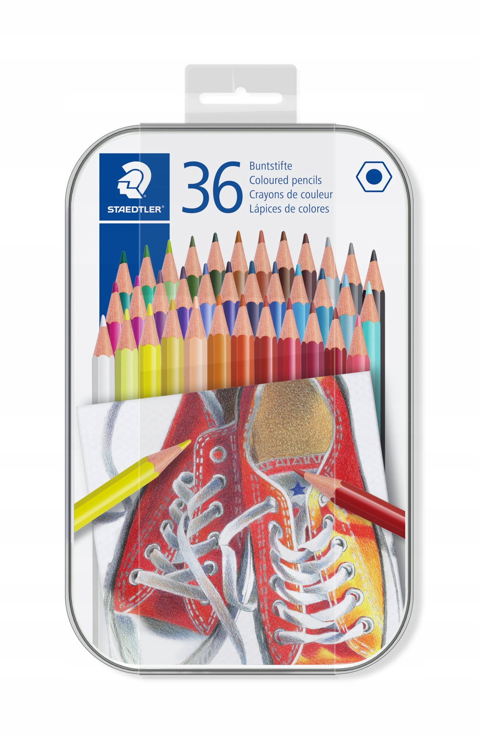 

Kredki Staedtler w metalowym pudełku