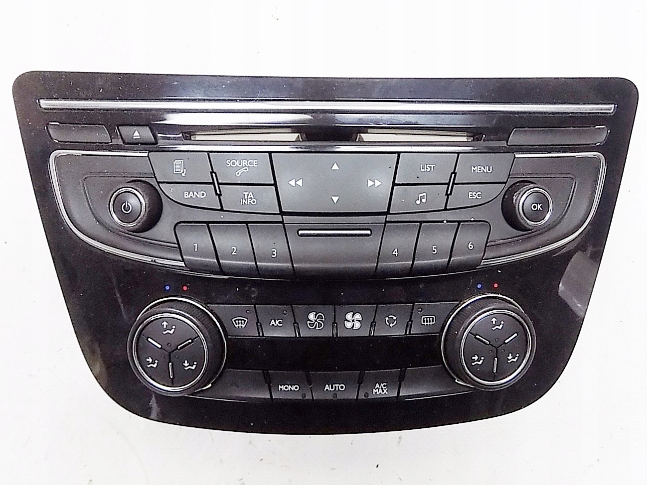 PANEL KLIMATYZACJI RADIA - Peugeot 508 10-14