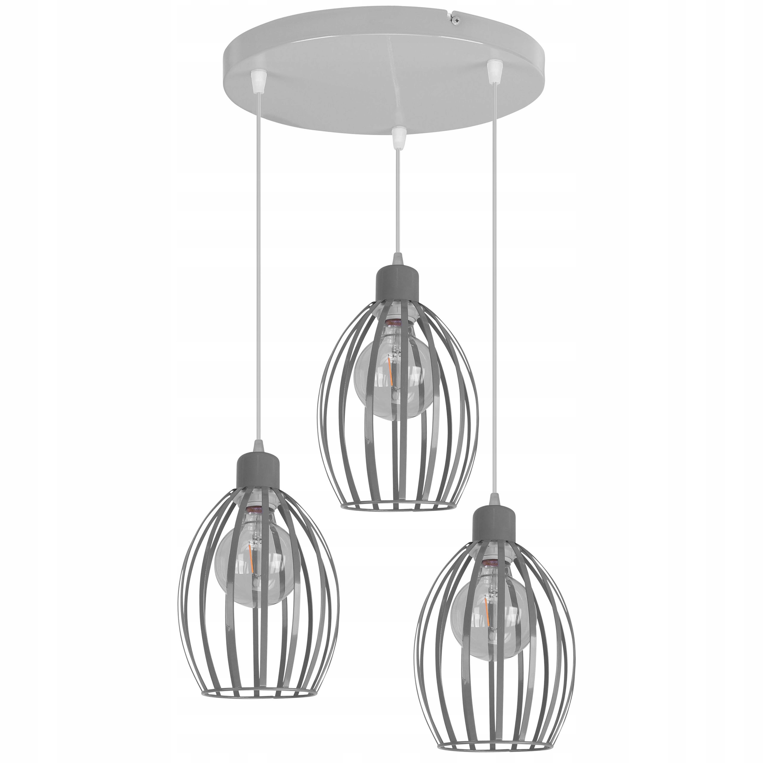 

Lampa Wisząca Sufitowa Loft Zwis Metalowa E27 Led