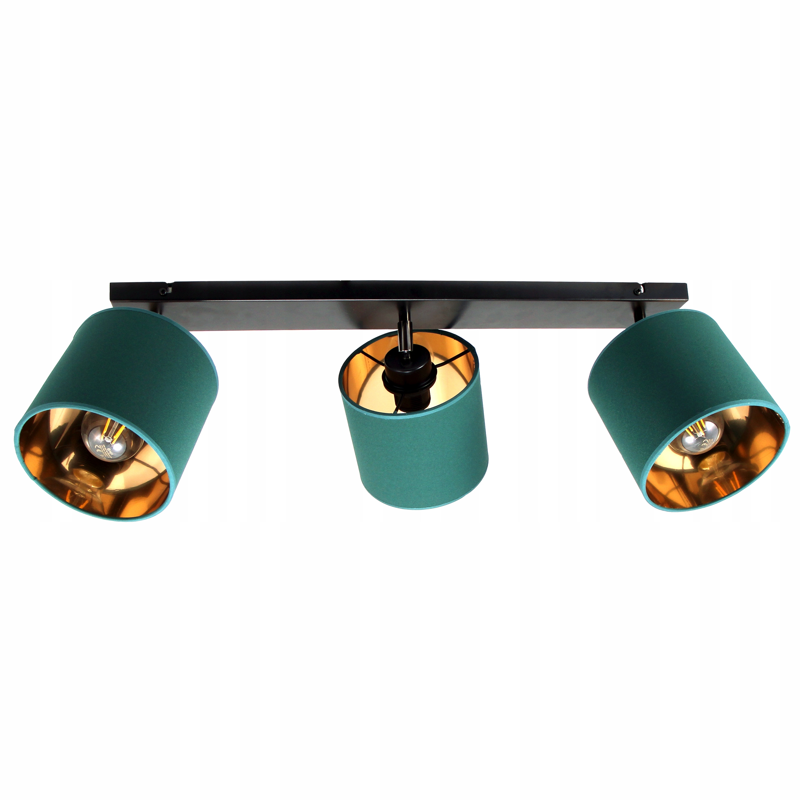 

Lampa Wisząca Sufitowa Żyrandol Złota Plafon Led