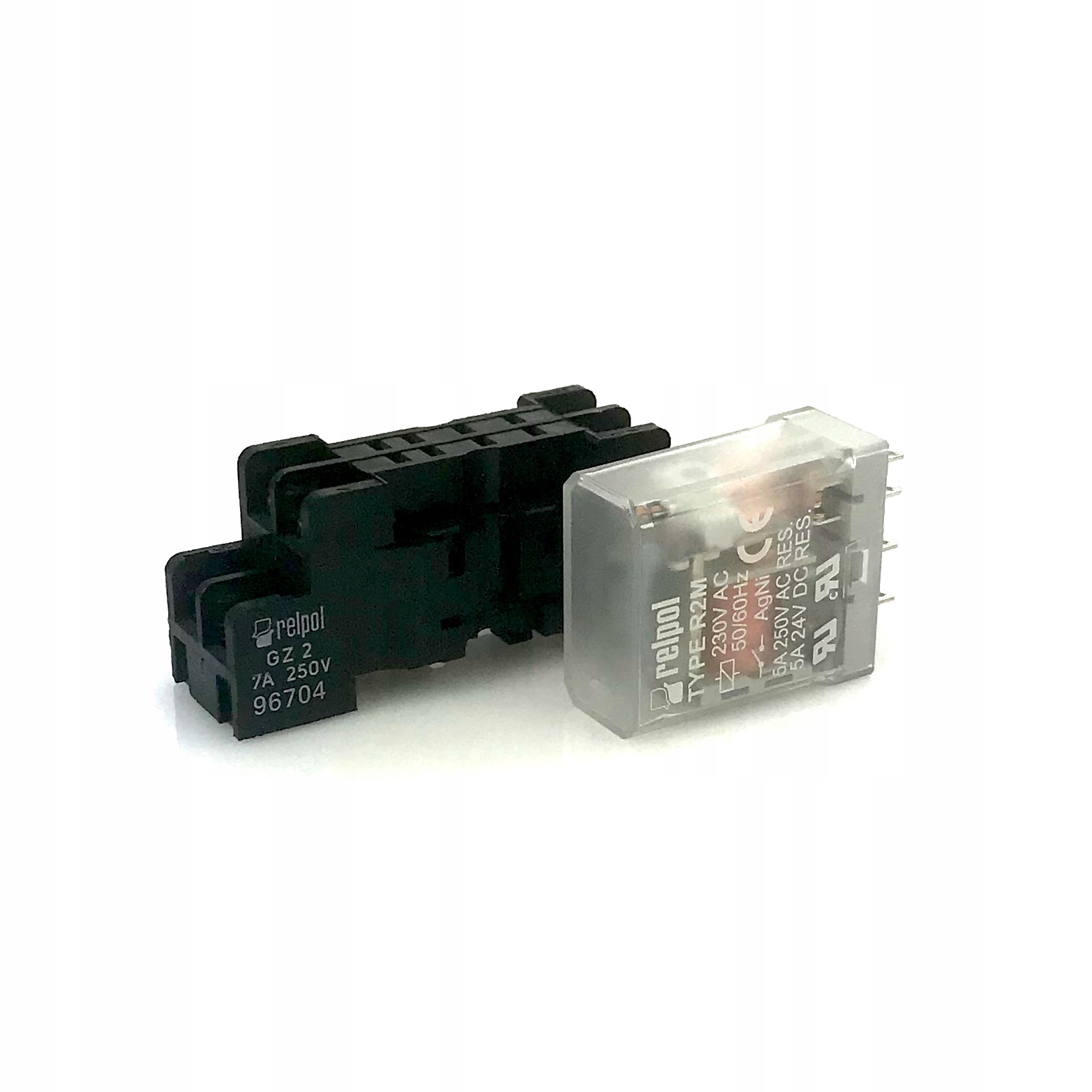 Przekaźnik przemysłowy 2P 5A 24V AC AgNi R2M-2012-23-5024 620485 Marka Relpol