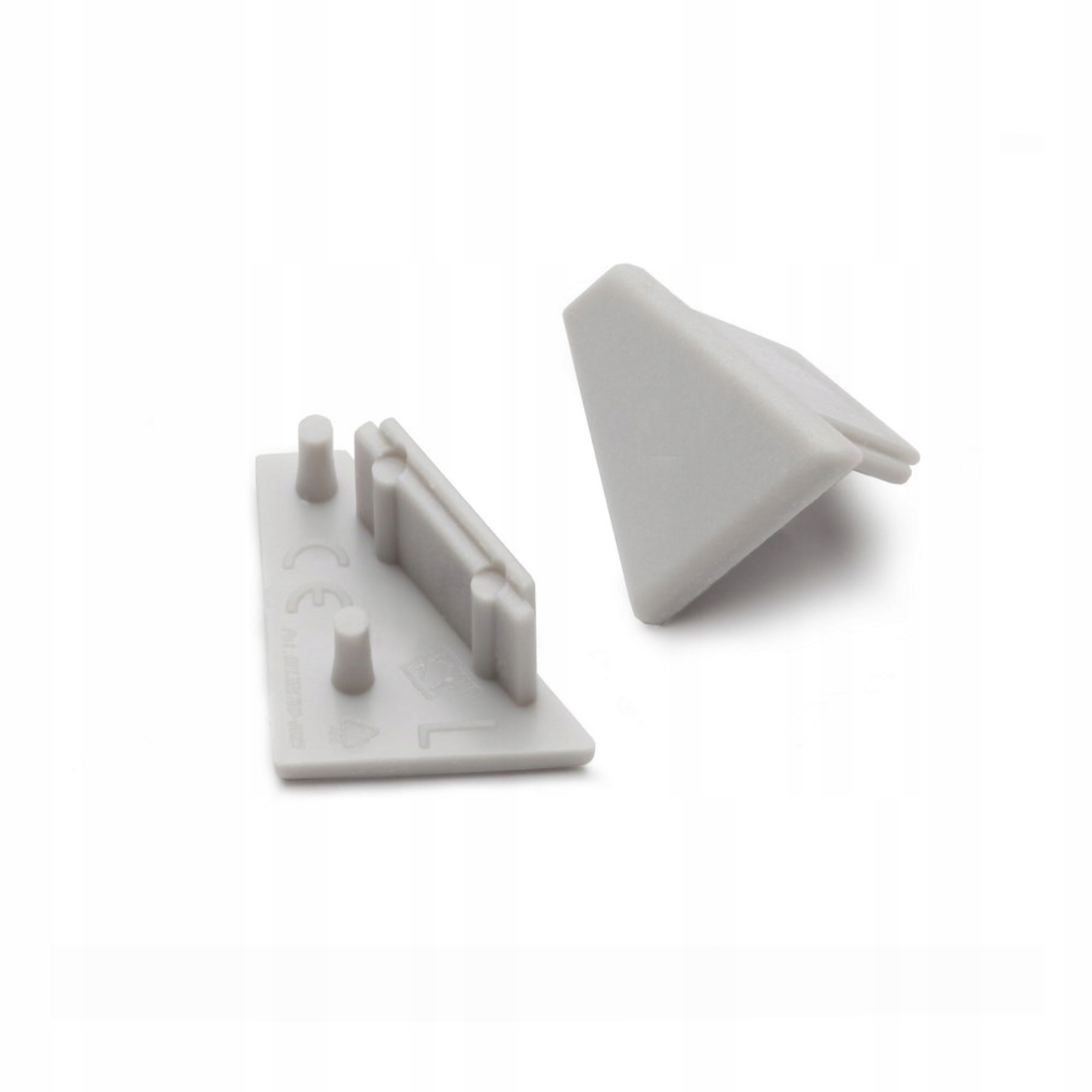 

Zaślepka CORNER10 Szara Do Taśm Profil Led