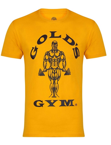 GOLDS GYM T-SHIRT MUSCLE JOE GOLD