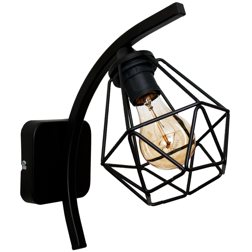 

Duży Kinkiet Diamond vintage loft można Led