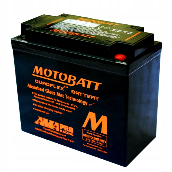 Batéria Motobatt MBTX20UHD 12V 22,5Ah 335A quadflex L+ P+ YTX20L