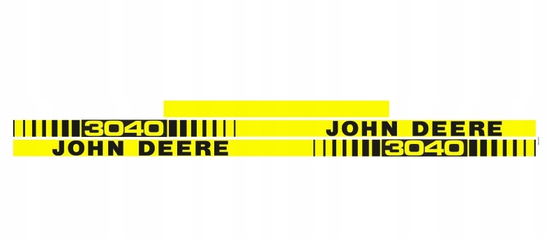 Samolepky John Deere 3040