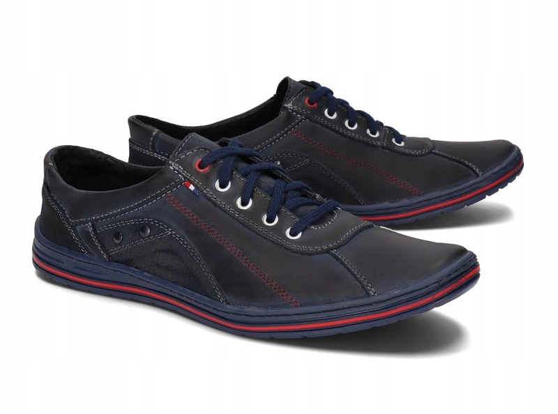 

Półbuty Trampki Polskie Skóra Syrius 720 Blue 44
