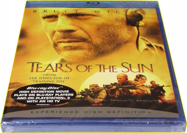 ŁZY SŁOŃCA ~ Bruce Willis ~ BLU-RAY ~ NOWA ~ FOLIA