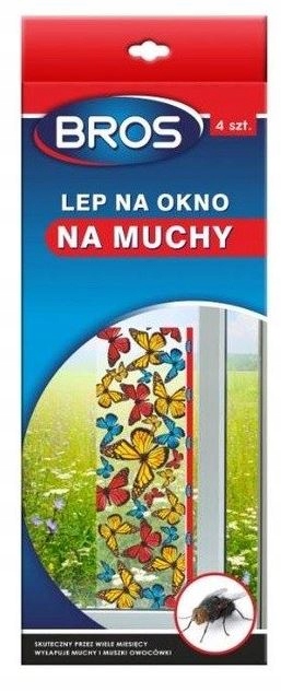 

Bros Lep na okno 4-pak Wyłapuje Owady Latające