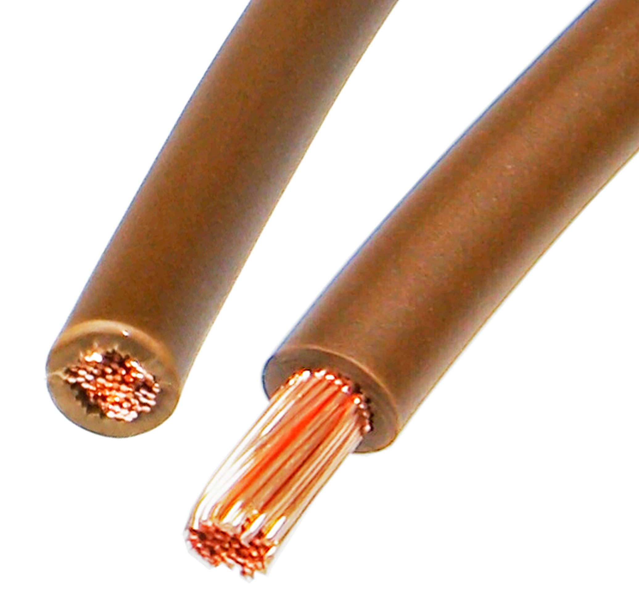 

Przewód kabel linka Lgy 1x 6 mm brązowy przewód 1m
