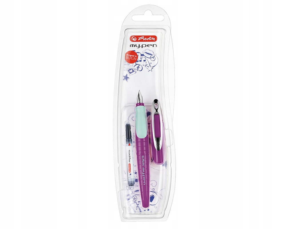 

Pióro Wieczne Herlitz My Pen Praworęczne Fioletowe