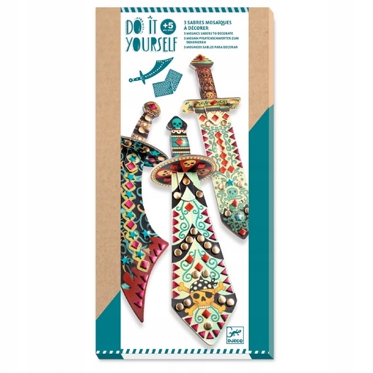 

Djeco Zestaw art mozaiki Pirackie Szable 5+ 7902
