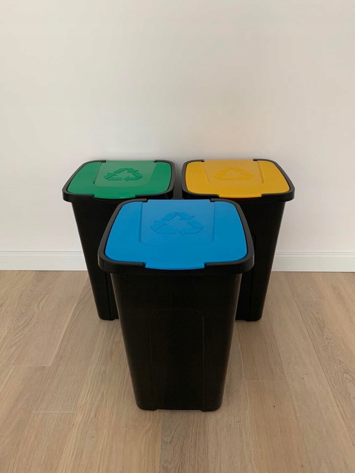 Zestaw 3 x kosz do segregacji odpadów SORT 3x50L Marka inny