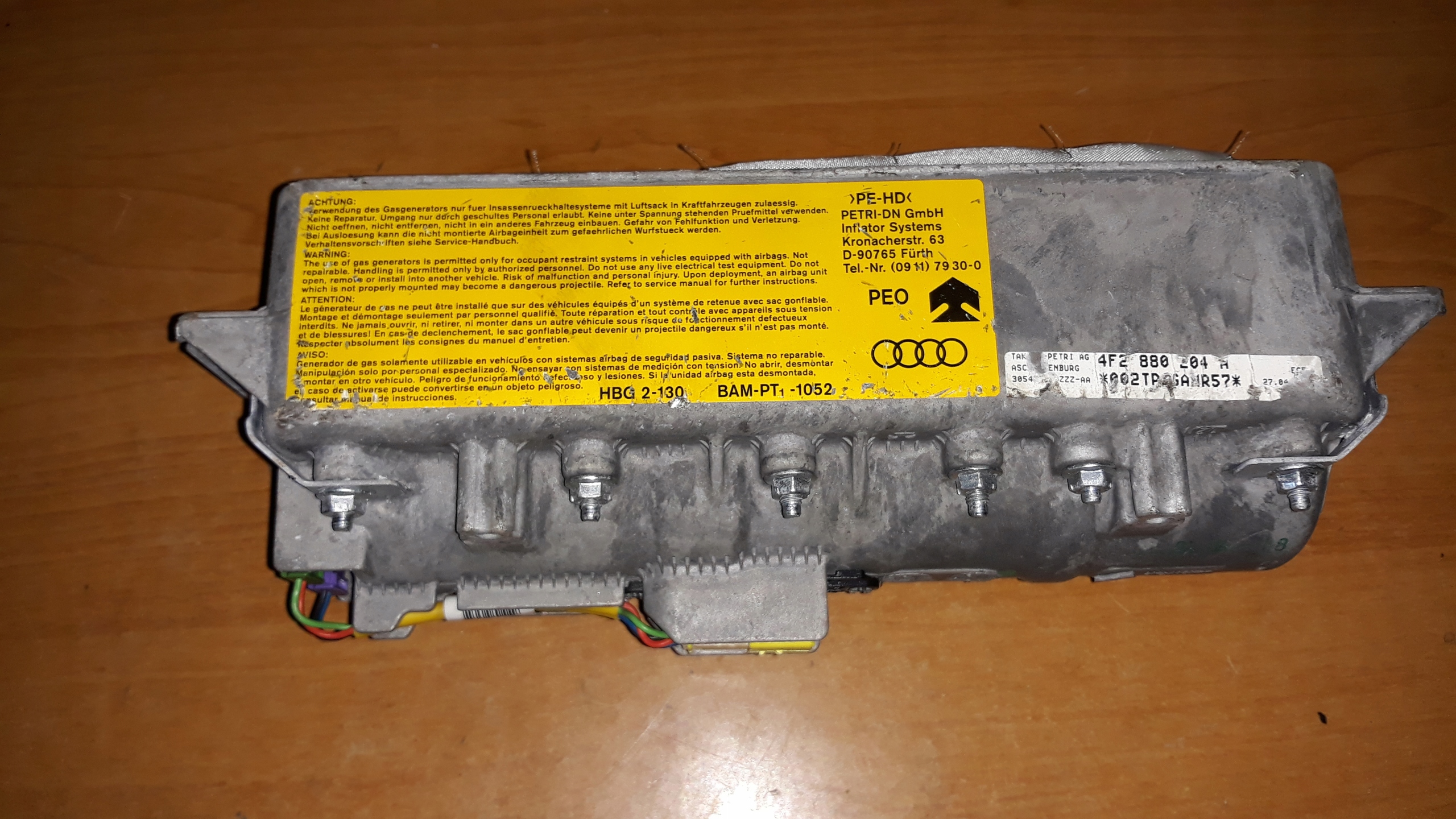 подушка подушки безопасности водители Audi A4 B8 A5 4