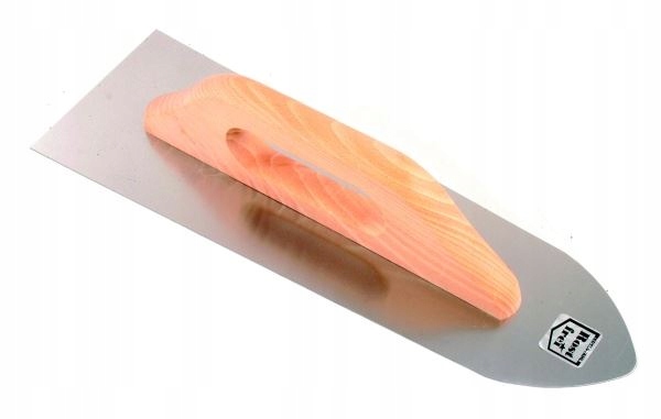 

Paca nierdzewna 380 mm łezka uchwyt drewniany