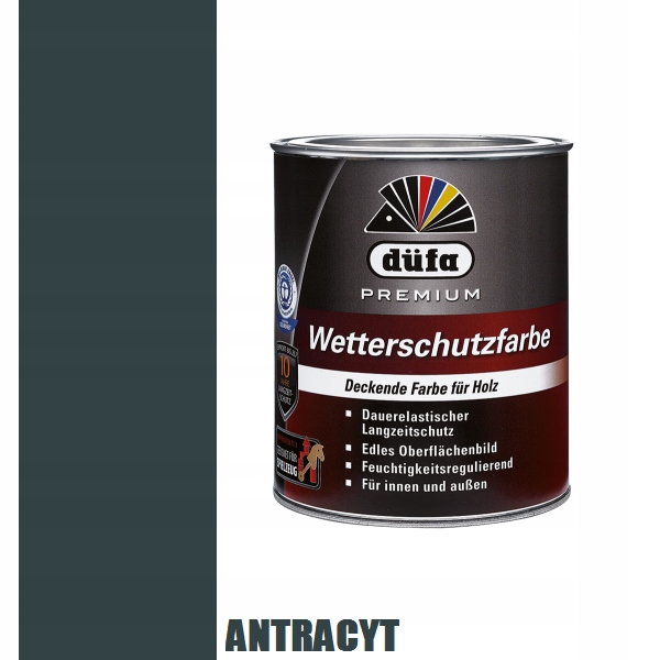

Wetterschutzfarbe Eko Dufa 2,5 l Antracyt