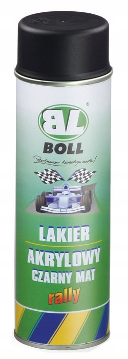 BOLL акриловый лак матовый черный ралли спрей краска