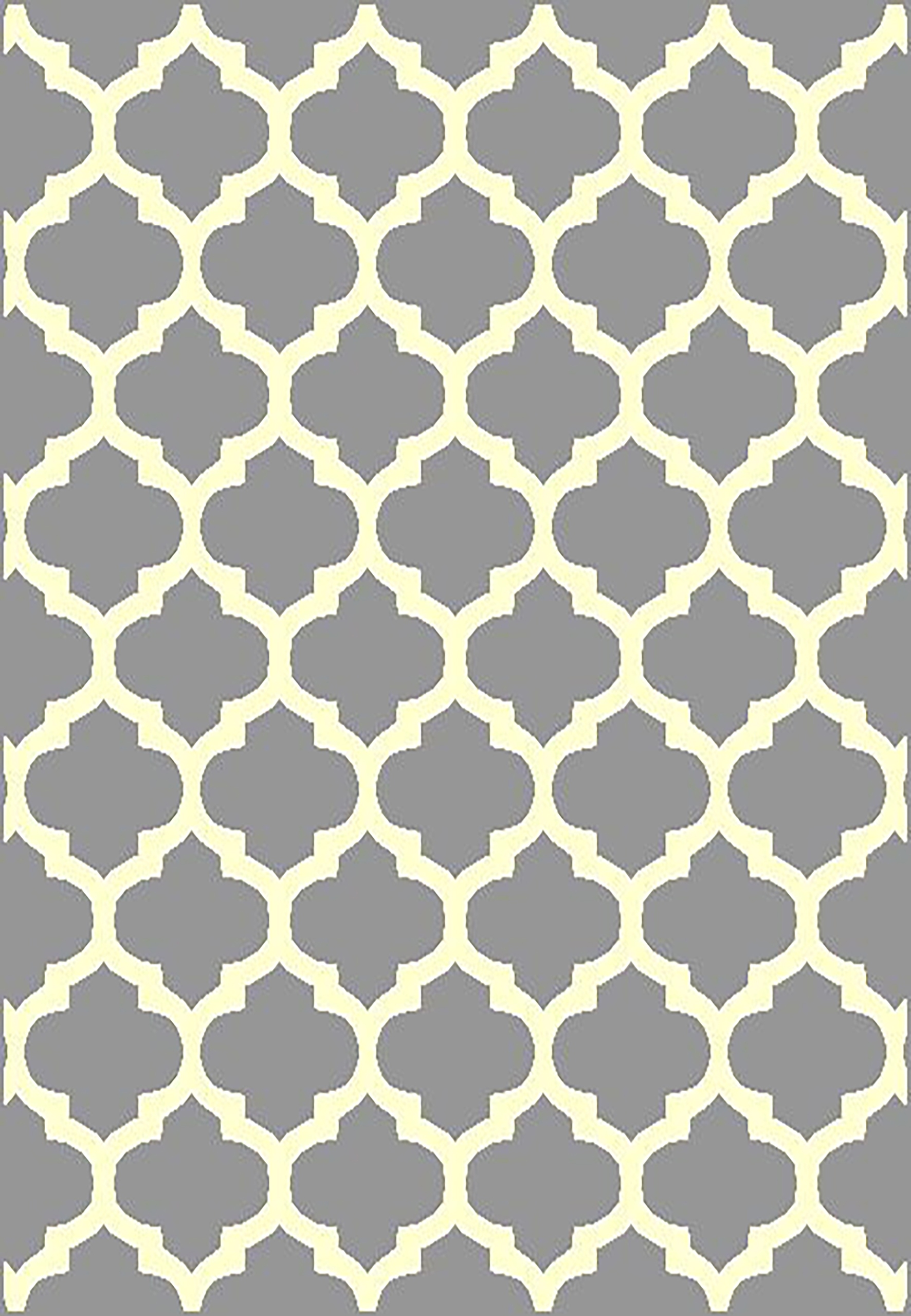 DYWAN Marokańska Koniczyna 160x225 Szary