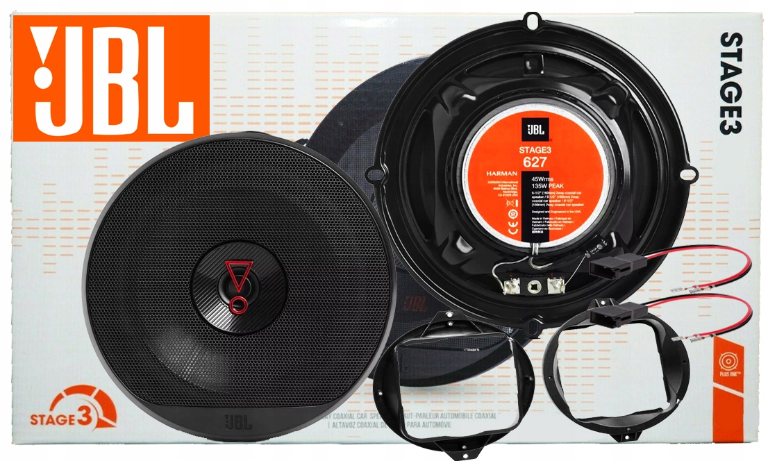 JBL STAGE 3 627 GŁOŚNIKI AUDI A3 8L A4 B5 AVANT TT