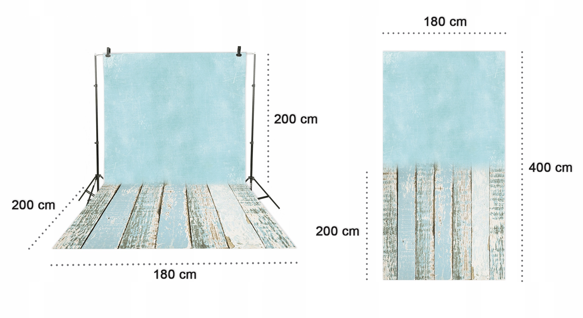 Grube tło ZIMOWE, tło świąteczne 180x400 sw096 Model brak