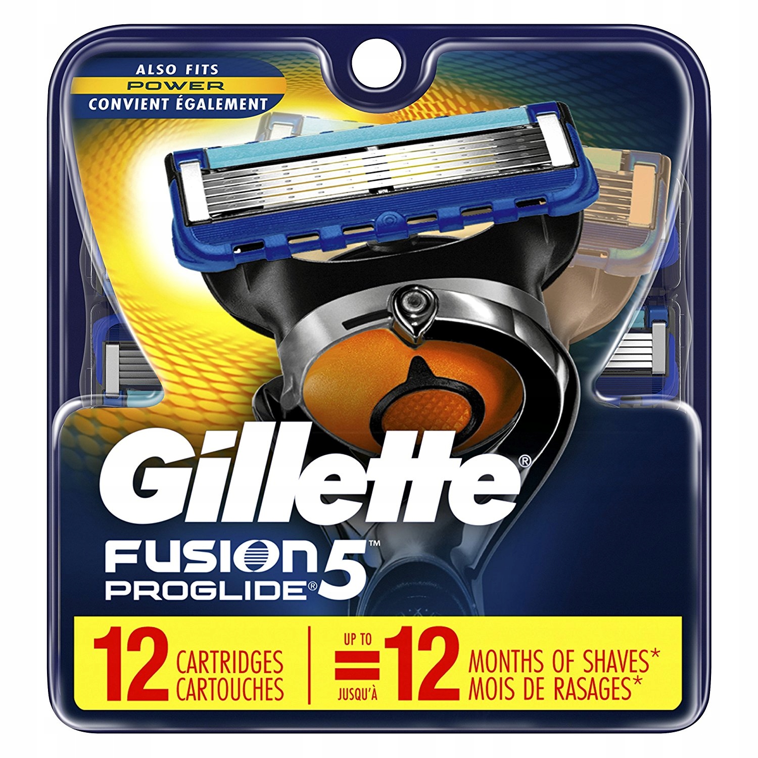 Gillette Fusion 5 Proglide náplně 12 ks Power