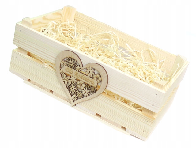 Skrzynka opakowanie prezent ślub dla RODZICÓW AA13