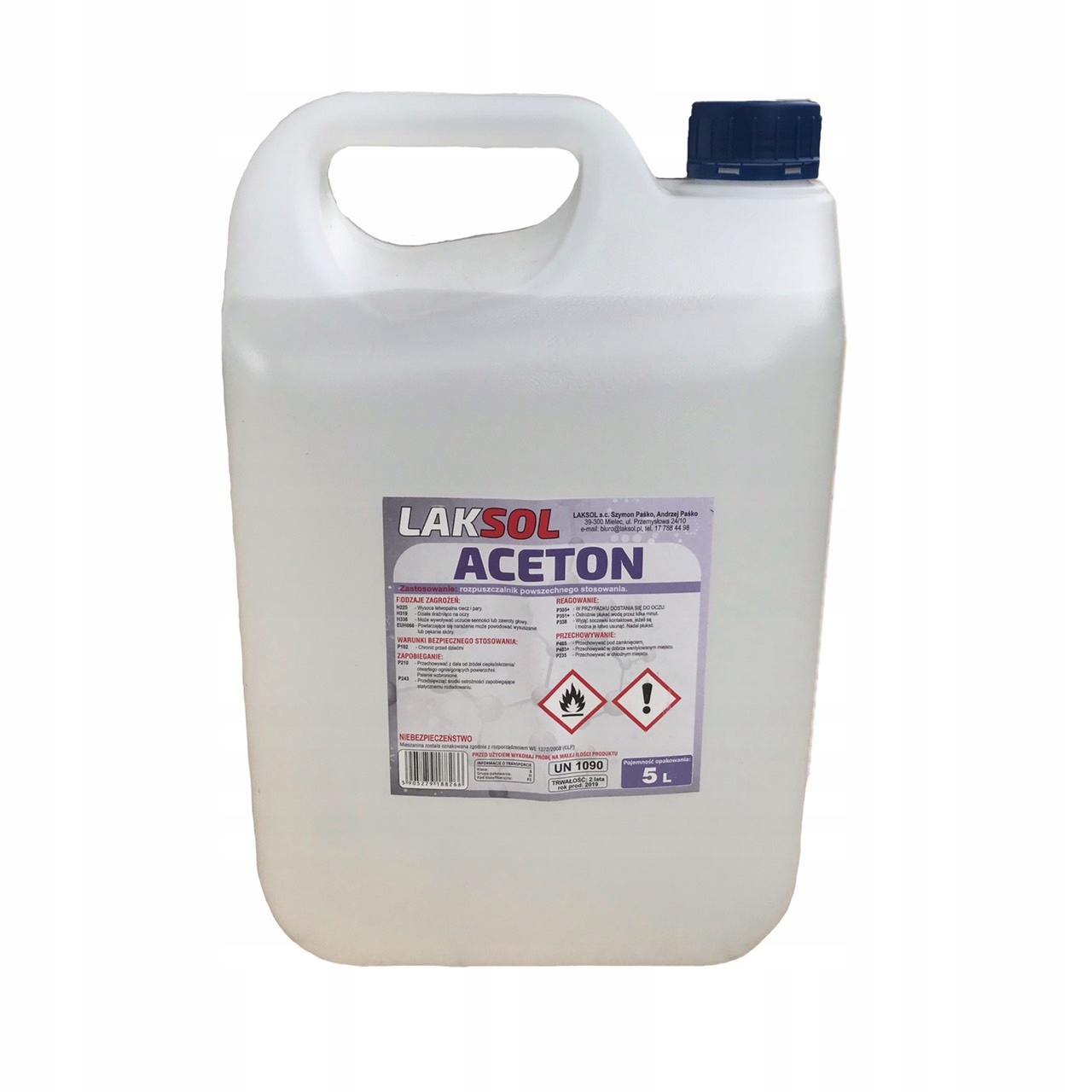 Aceton 5 L techniczny rozpuszczalnik zmywacz