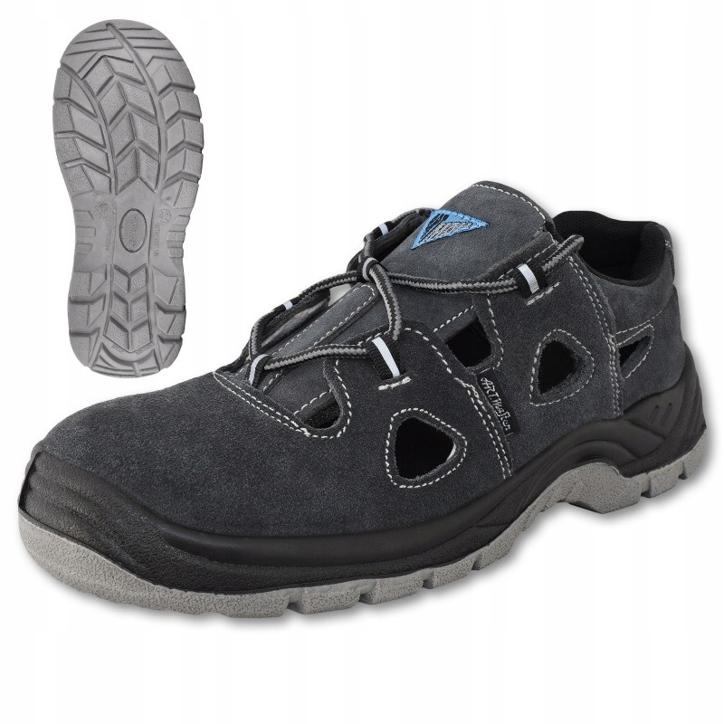 SANDAŁY ROBOCZE 40 OCHRONNE BUTY SKÓRZANE BSlace