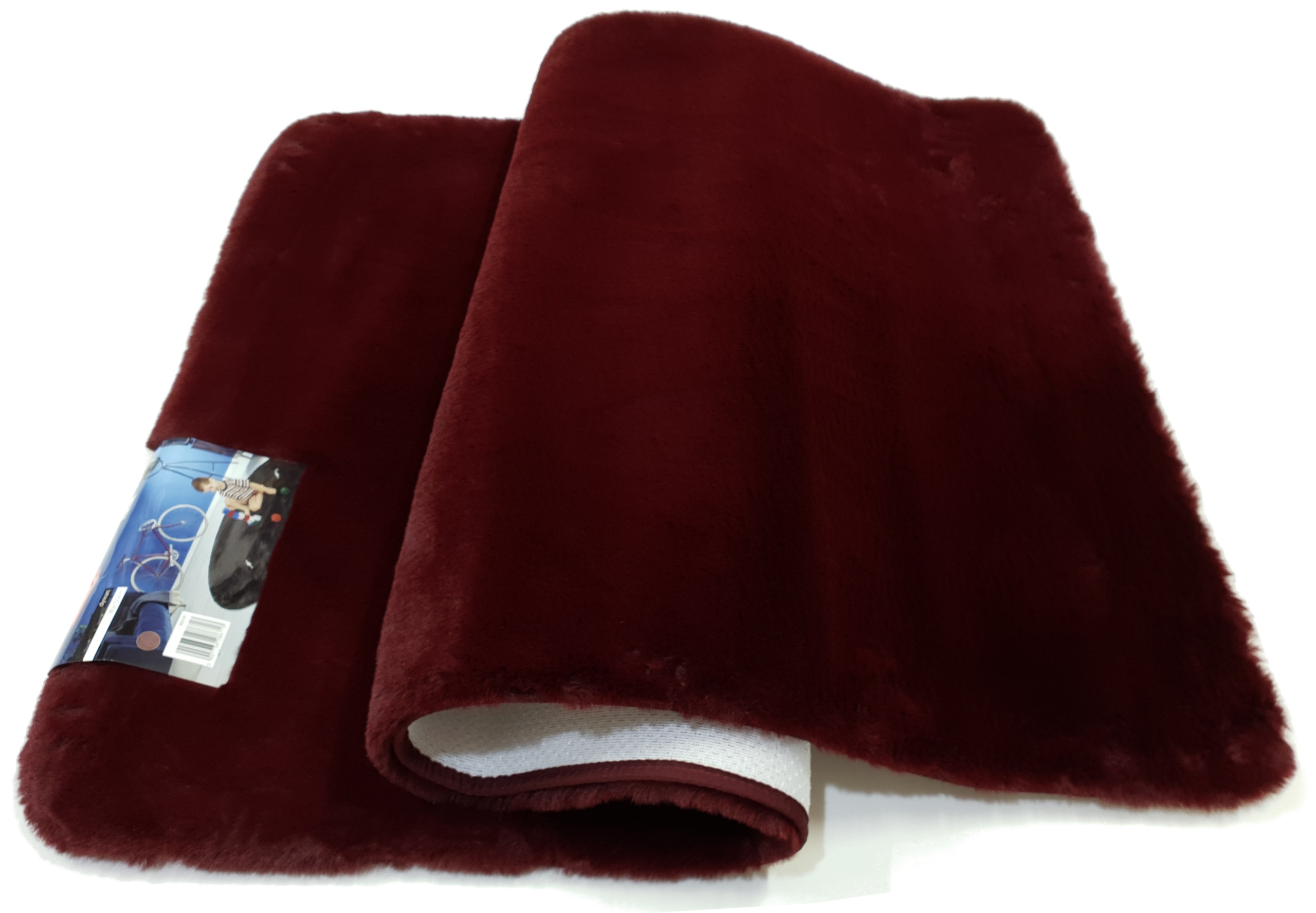 

Dywan Rabbit Bellarossa pluszowy 80x150 bordo wino