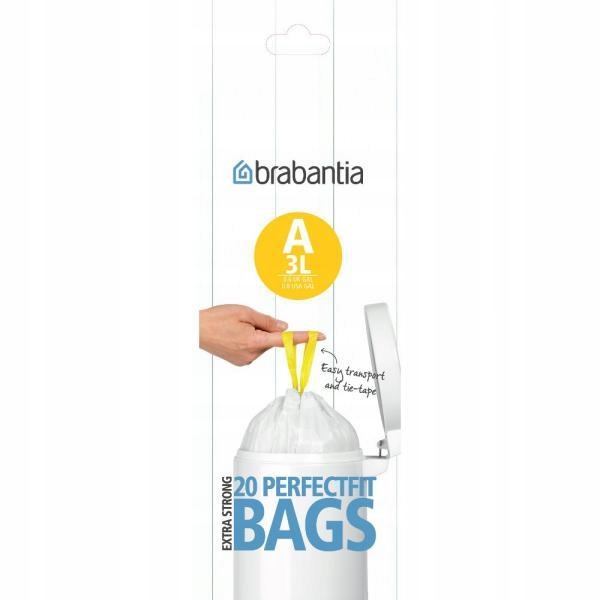 

Brabantia Worki do koszy 3L - rozmiar A