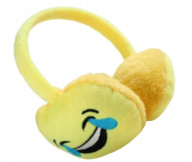 NAUSZNIKI ZIMOWE ciepłe MIĘCIUTKIE EMOJI dzieci Płeć chłopcy dziewczynki