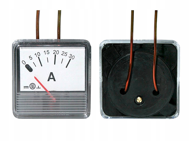 

Miernik analogowy amperomierz kw. 30A Pol 51-730#