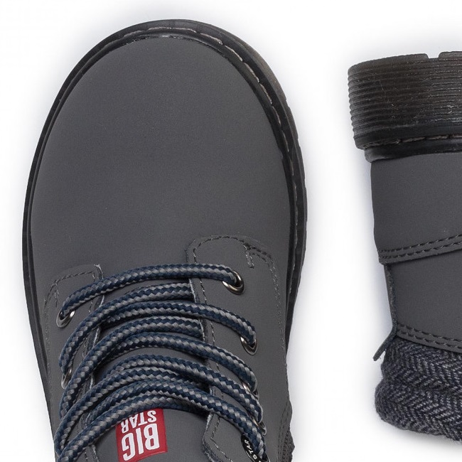 TRAPERKI DZIECIĘCE BIG STAR SKÓRA EE374054 R33 Materiał skóra naturalna