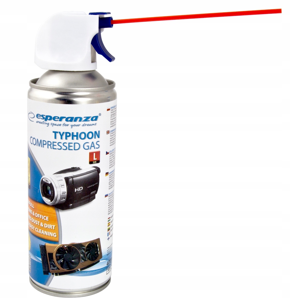 

Esperanza Sprężone Powietrze 400ML Spray Pistolet