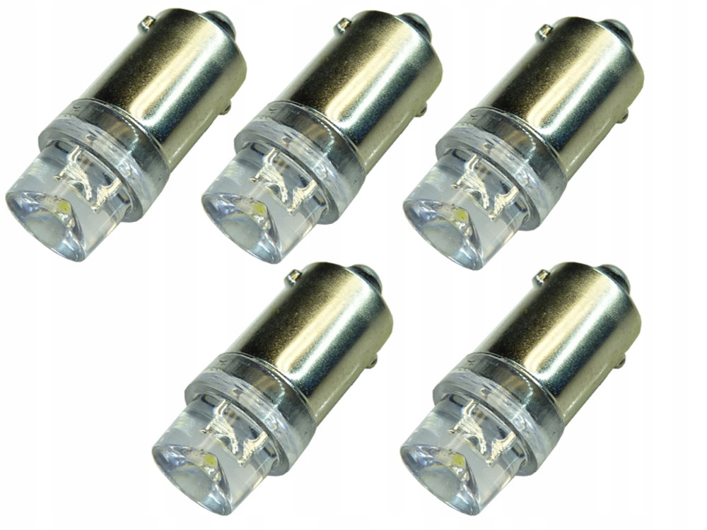 

żarówka Led ba9s T4W biała zimna 24v 5 Szt
