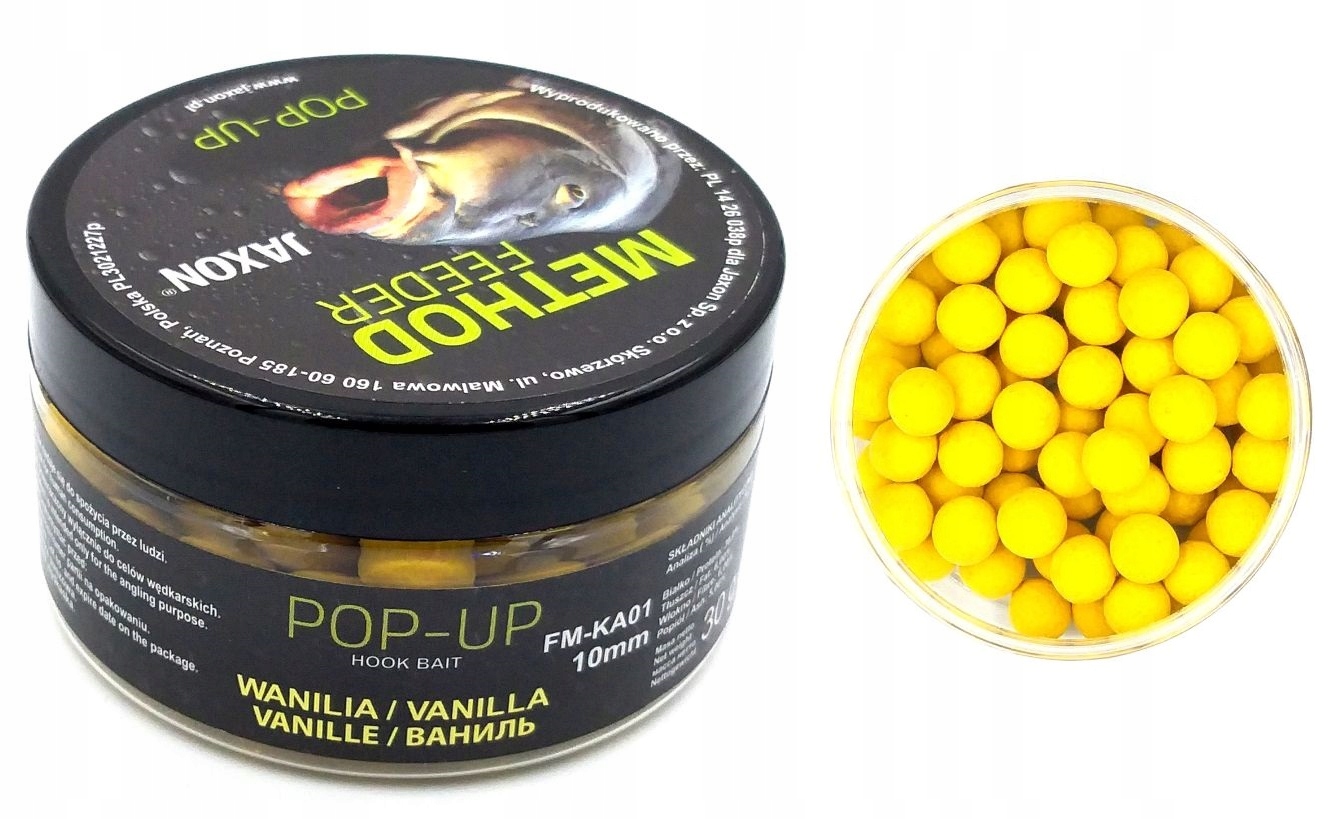 Kulki Proteinowe Jaxon Pop-up 10mm Wanilia 30g