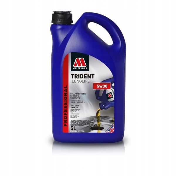 MILLERS OILS TRIDENT LONGLIFE 5W30 5L - BMW LL-04
