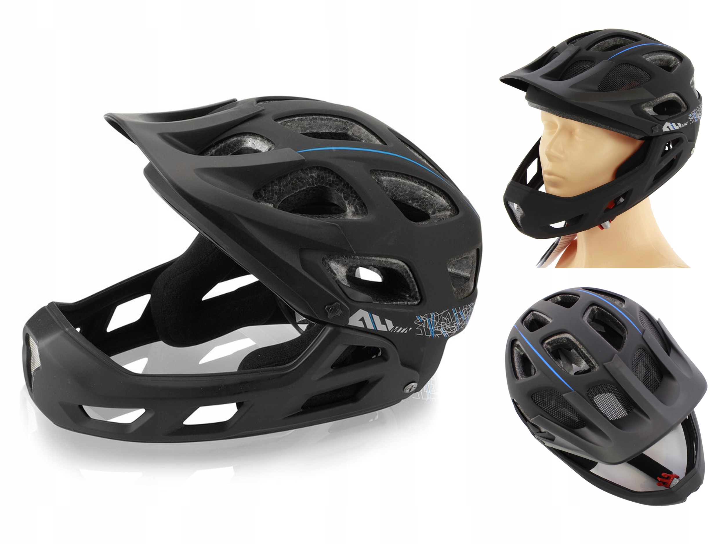 Kask Rowerowy Xlc Bh F05 Full Face Downhill Enduro 8362903813 Allegro Pl