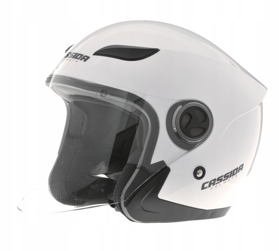 KASKI MOTOCYKLOWE LED DŁUGA SZYBA CASSIDA M Obwód głowy 57-58 cm