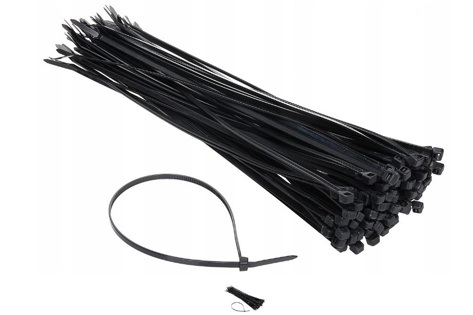 

Opaska kablowa czarne białe 100x2.5 (mm)100szt
