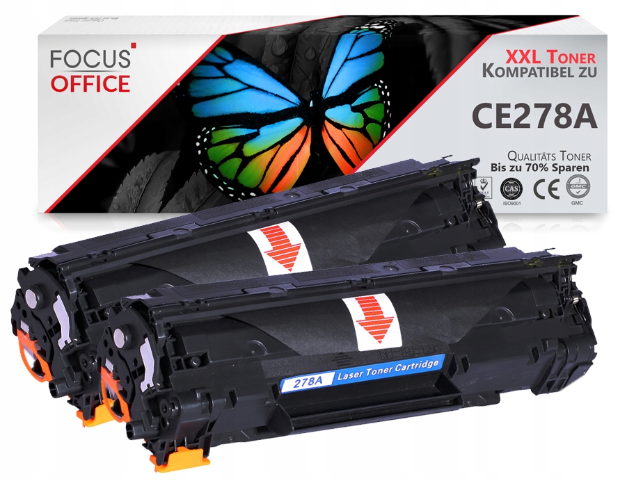 

2x Toner Do Drukarki Hp Laserjet M1536dnf mfp