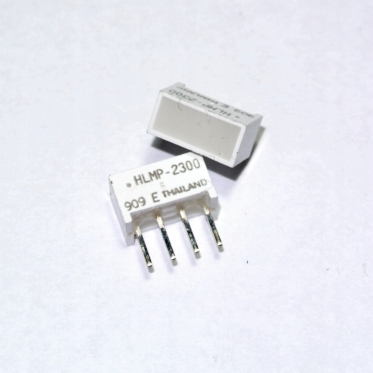 Wyświetlacz 2-LED czerwony 23mcd 20mA 2V [1szt]