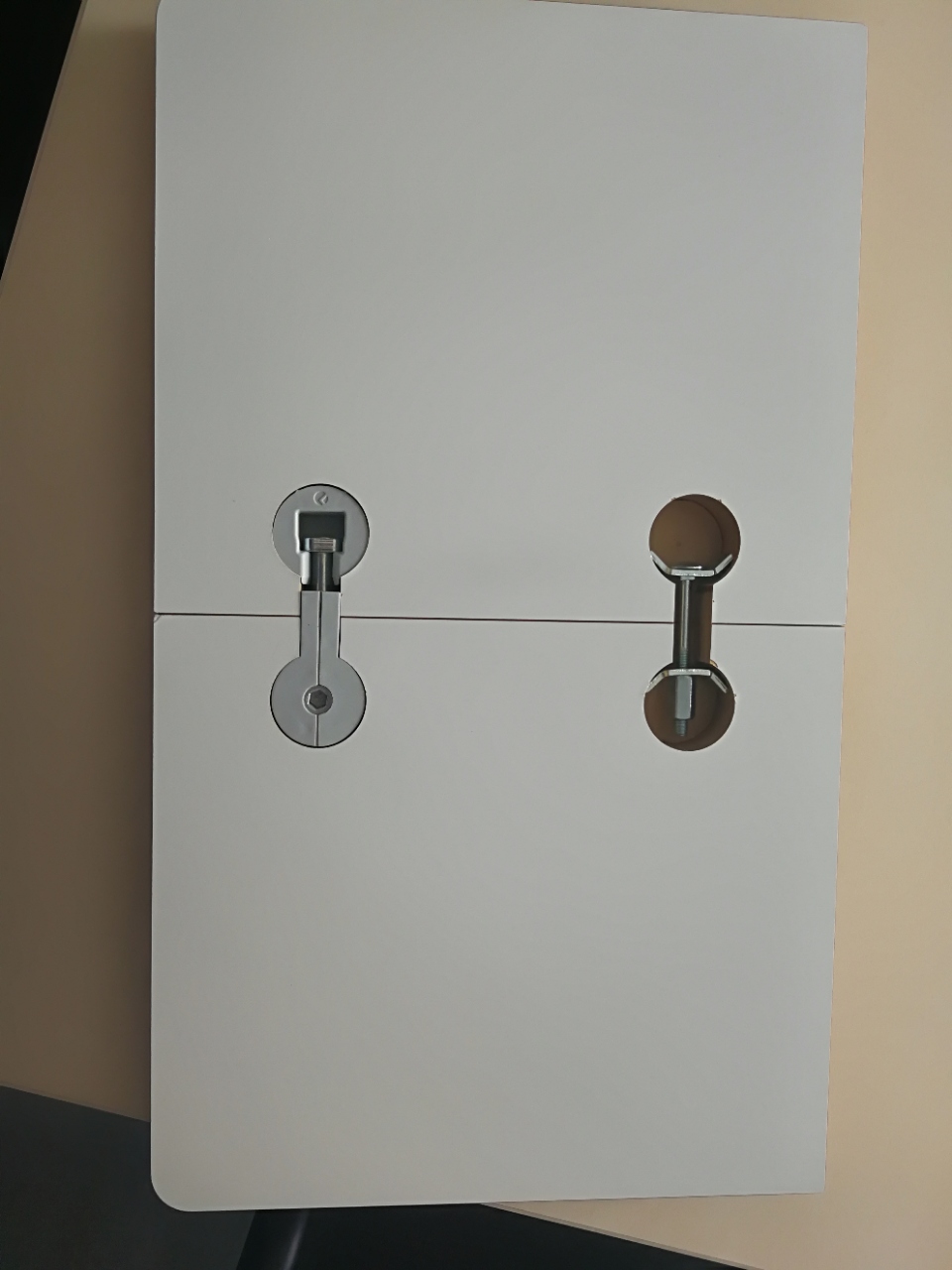 PARAPET MDF LAMINOWANY DĄB BIELONY 3,8 cm. Długość 10 cm